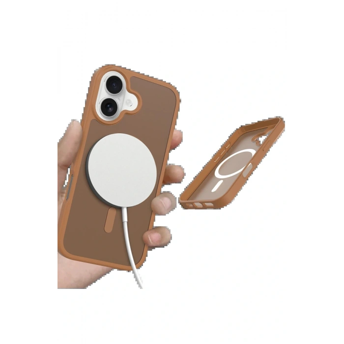 CPT05 Apple iPhone 17 Jota Magsafe Kapak - Çöl Titanyum