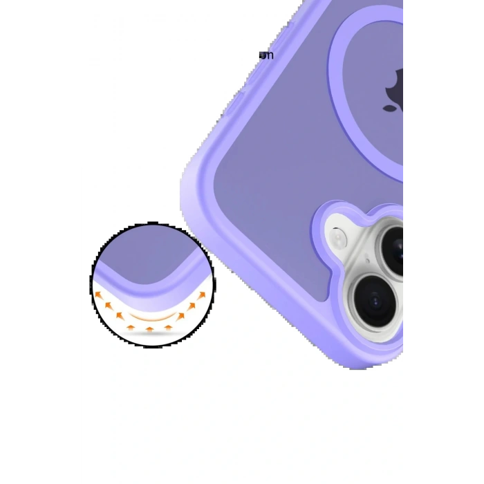 CPT05 Apple iPhone 17 Jota Magsafe Kapak - Lila