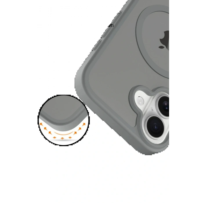 CPT05 Apple iPhone 17 Jota Magsafe Kapak - Titan Gri