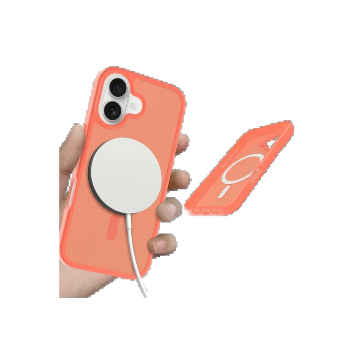 CPT05 Apple iPhone 17 Jota Magsafe Kapak - Turuncu