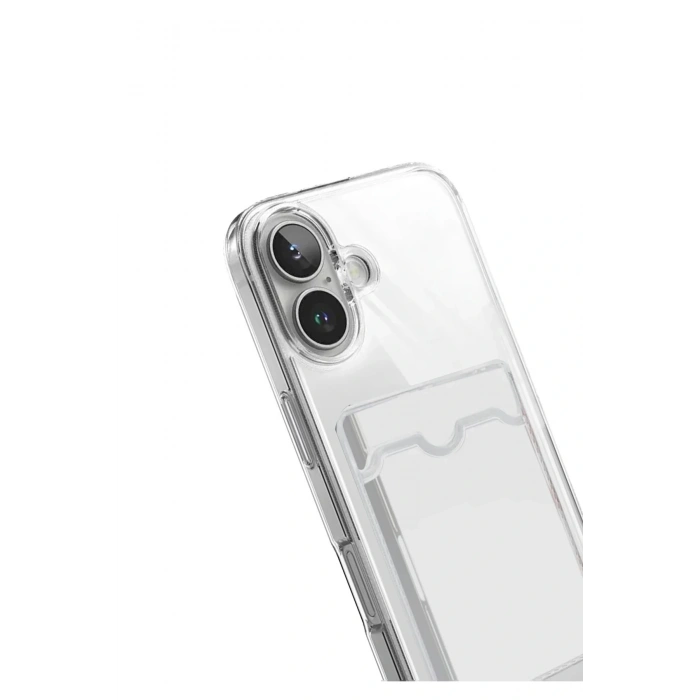 CPT05 Apple iPhone 17 Kart Şeffaf Silikon - Şeffaf