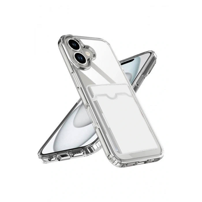 CPT05 Apple iPhone 17 Kart Şeffaf Silikon - Şeffaf