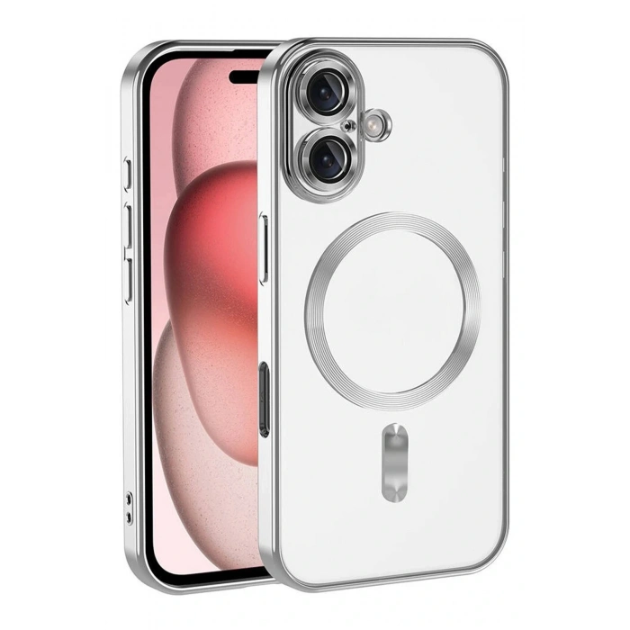 CPT05 Apple iPhone 17 Kross Magneticsafe Kapak - Gümüş