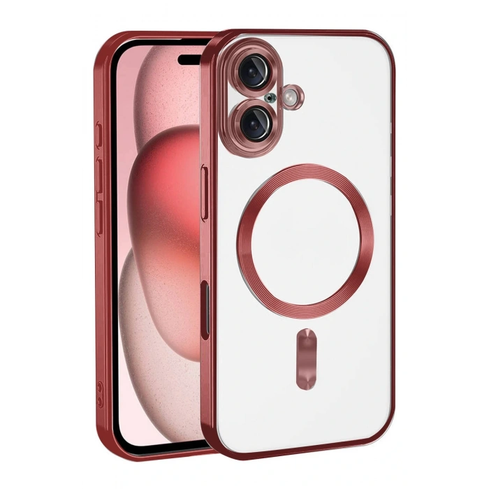 CPT05 Apple iPhone 17 Kross Magneticsafe Kapak - Kırmızı