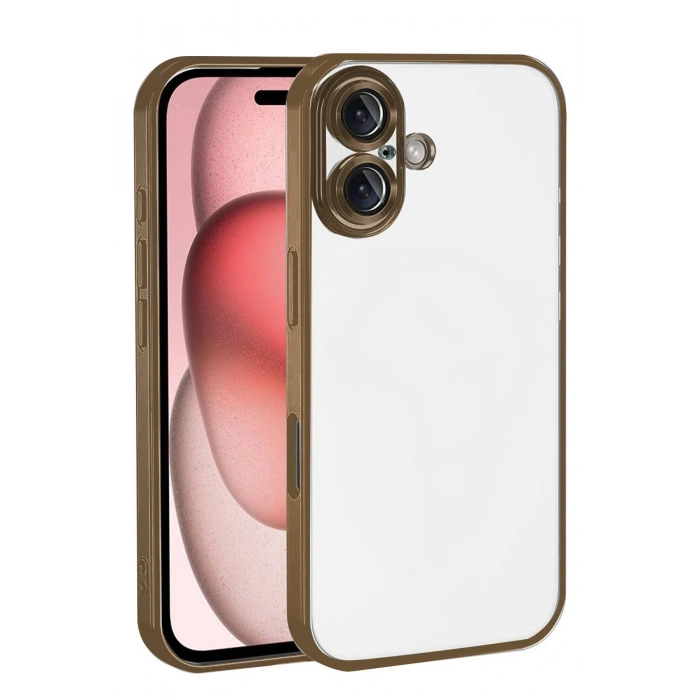 CPT05 Apple iPhone 17 Lensli Silikon - Çöl Titanyum