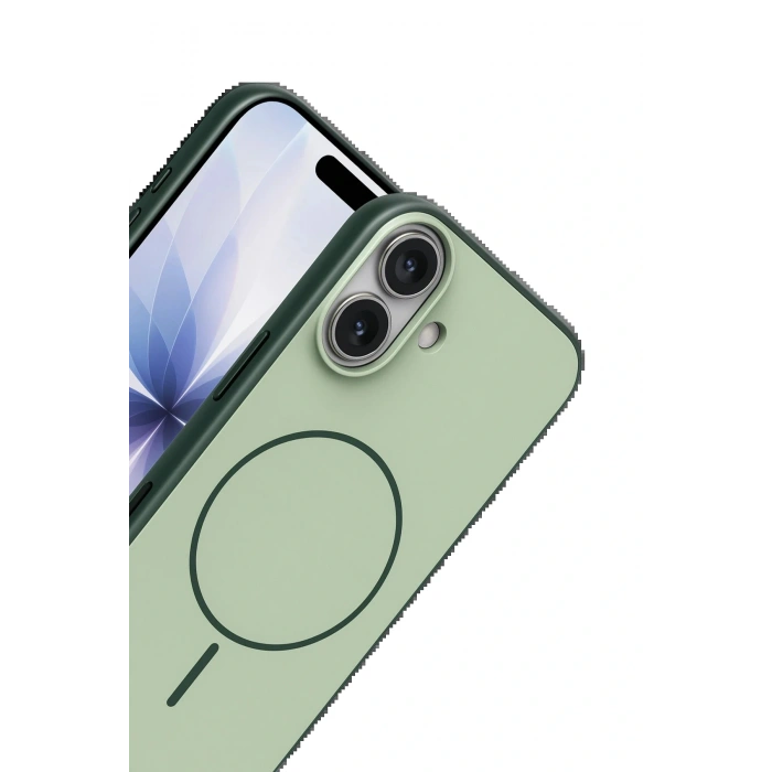 CPT05 Apple iPhone 17 Neva Magsafe Kapak - Koyu Yeşil