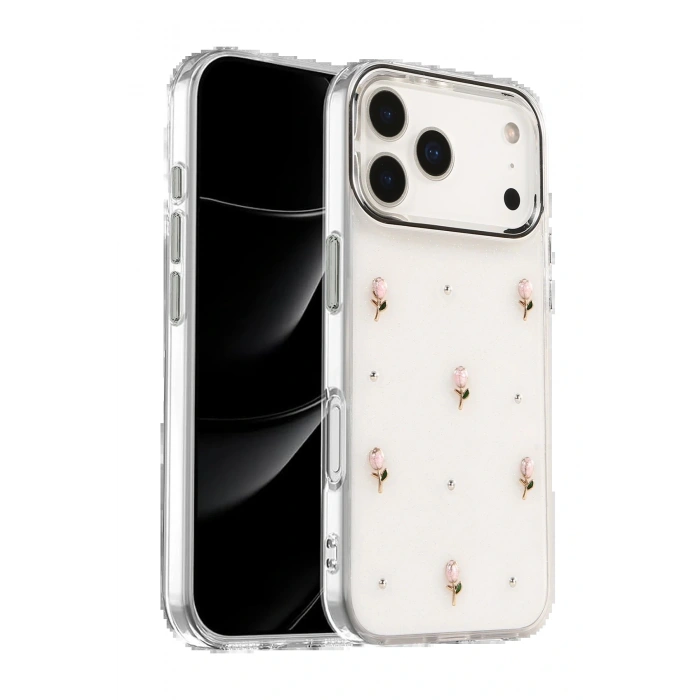 CPT05 Apple iPhone 17 Pro Fiyonk Desenli Kapak - Desen 6