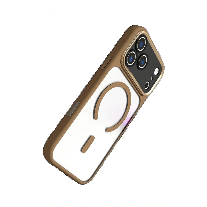 CPT05 Apple iPhone 17 Pro Hazar Magsafe Kapak - Gold