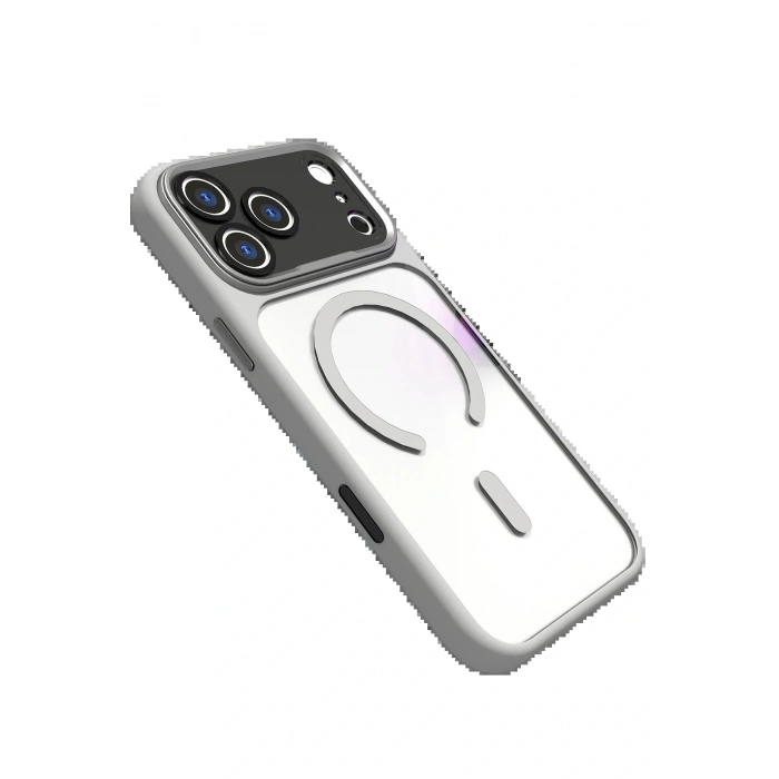 CPT05 Apple iPhone 17 Pro Hazar Magsafe Kapak - Gri