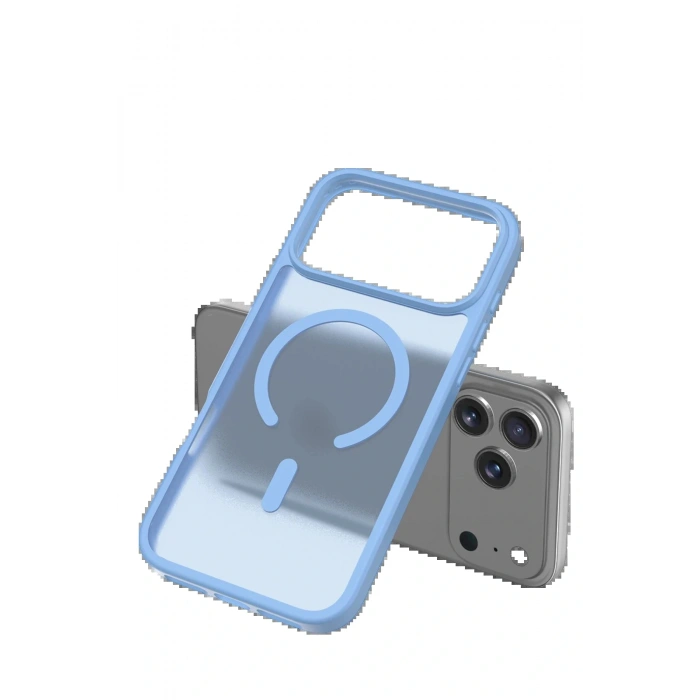 CPT05 Apple iPhone 17 Pro Jota Magsafe Kapak - Açık Mavi