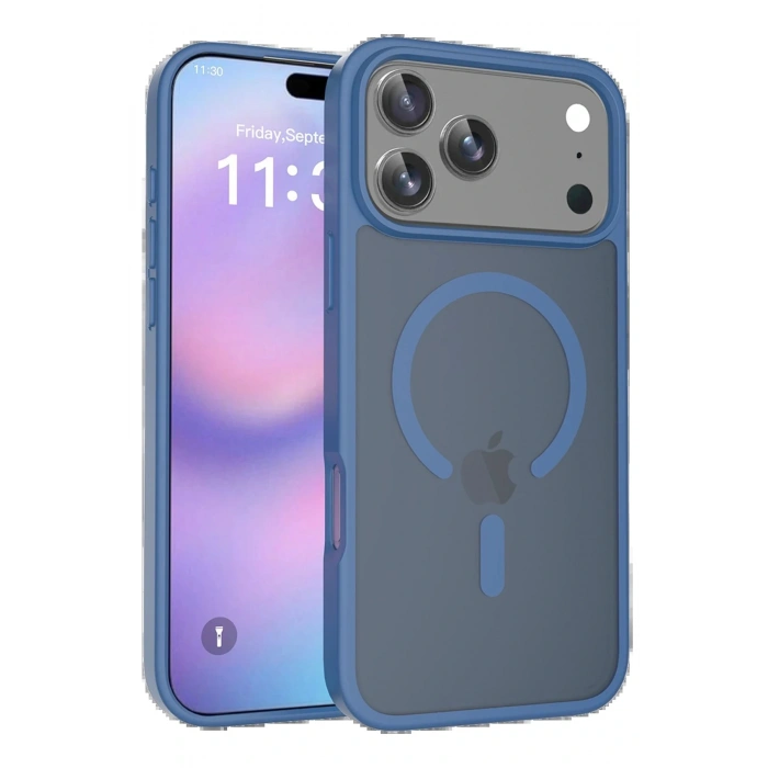 CPT05 Apple iPhone 17 Pro Jota Magsafe Kapak - Lacivert