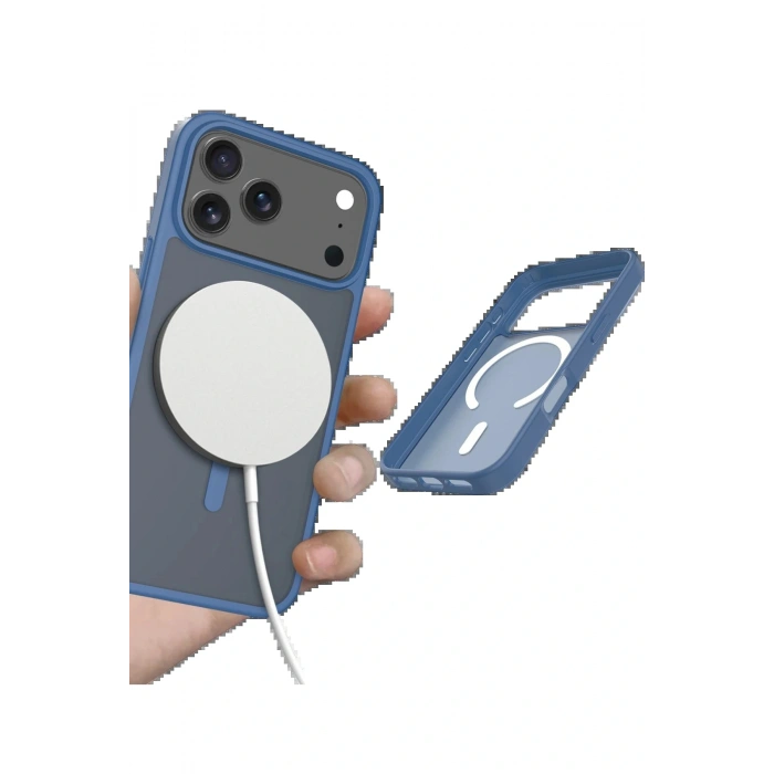 CPT05 Apple iPhone 17 Pro Jota Magsafe Kapak - Lacivert