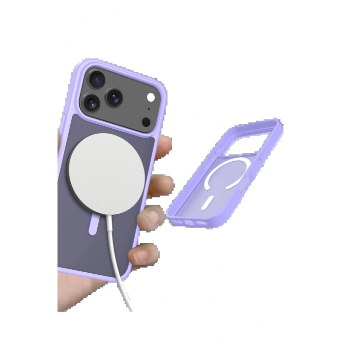 CPT05 Apple iPhone 17 Pro Jota Magsafe Kapak - Lila