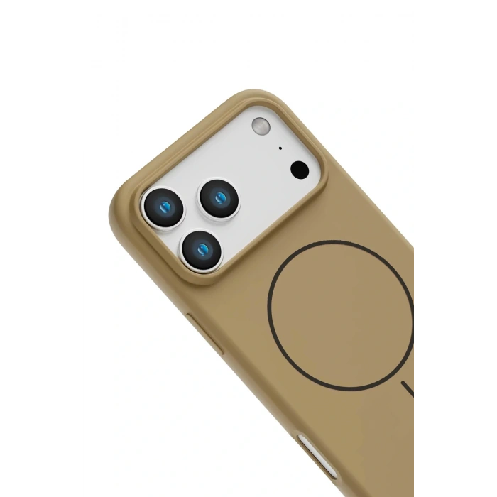 CPT05 Apple iPhone 17 Pro Jully Magsafe Kapak - Çöl Titanyum