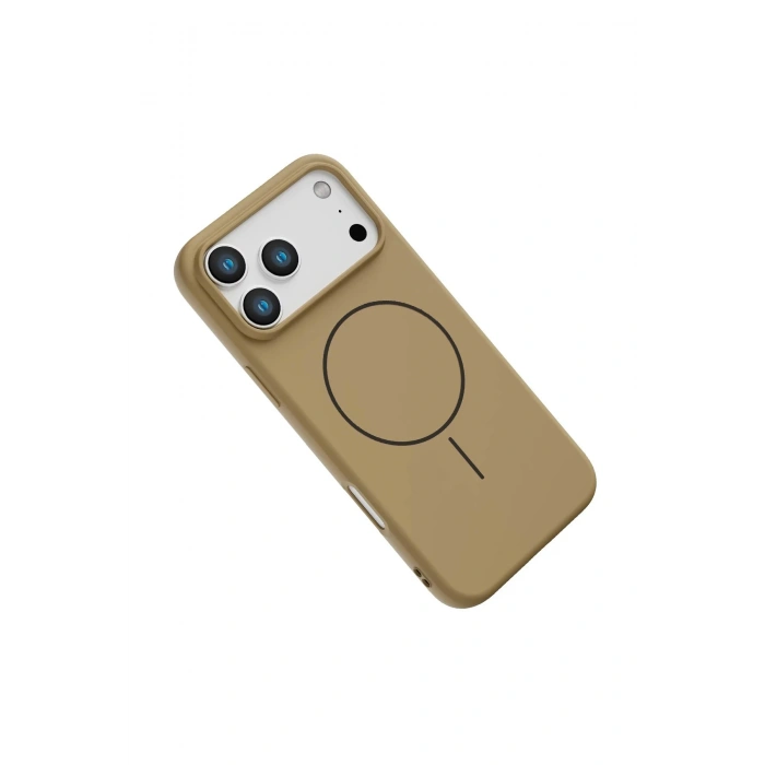 CPT05 Apple iPhone 17 Pro Jully Magsafe Kapak - Çöl Titanyum