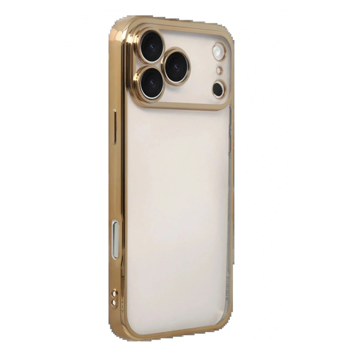CPT05 Apple iPhone 17 Pro Lensli Silikon - Gold