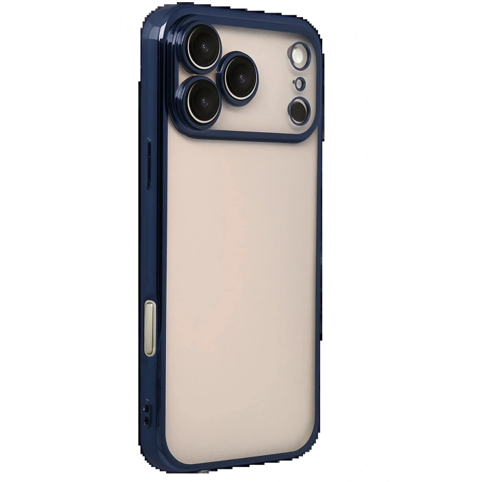 CPT05 Apple iPhone 17 Pro Lensli Silikon - Lacivert