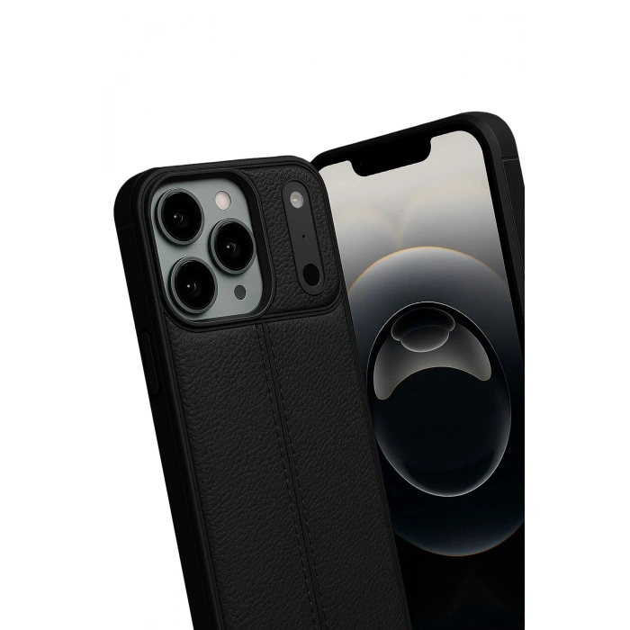 CPT05 Apple iPhone 17 Pro Max Auto Focus Kapak - Siyah