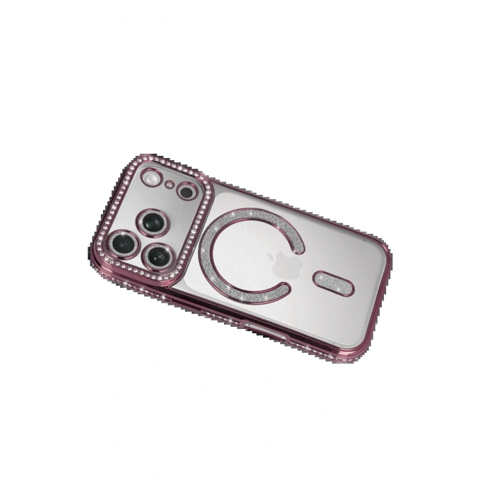 CPT05 Apple iPhone 17 Pro Max Joke Simli Magneticsafe Kılıf - Pembe