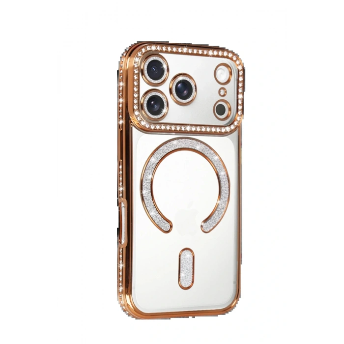 CPT05 Apple iPhone 17 Pro Max Joke Simli Magneticsafe Kılıf - Turuncu