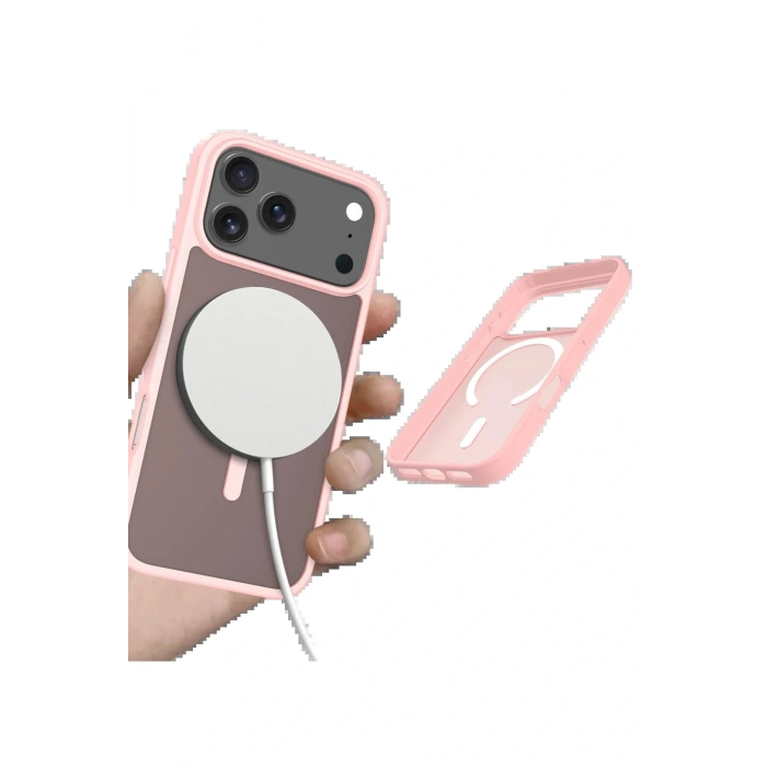 CPT05 Apple iPhone 17 Pro Max Jota Magsafe Kapak - Pudra