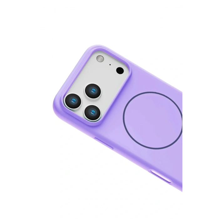 CPT05 Apple iPhone 17 Pro Max Jully Magsafe Kapak - Lila