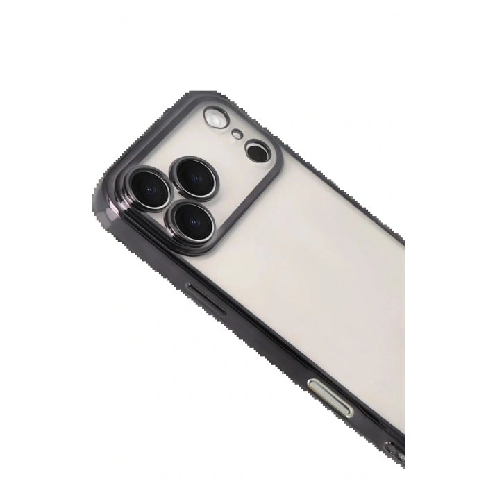 CPT05 Apple iPhone 17 Pro Max Lensli Silikon - Siyah