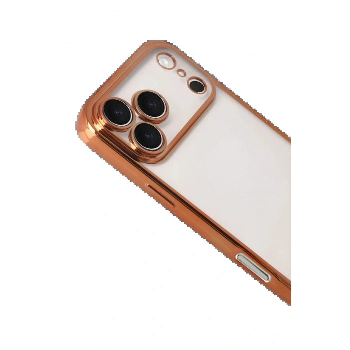 CPT05 Apple iPhone 17 Pro Max Lensli Silikon - Turuncu