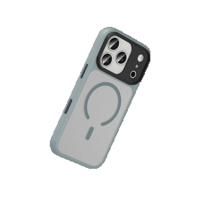 CPT05 Apple iPhone 17 Pro Max Megane Magsafe Kapak - Titan Gri