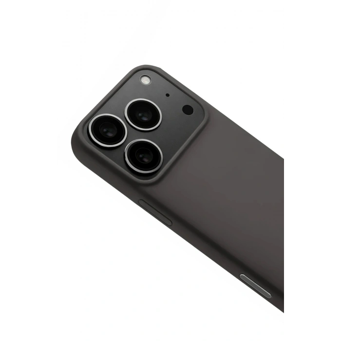 CPT05 Apple iPhone 17 Pro Max Nano içi Kadife Silikon - Gri