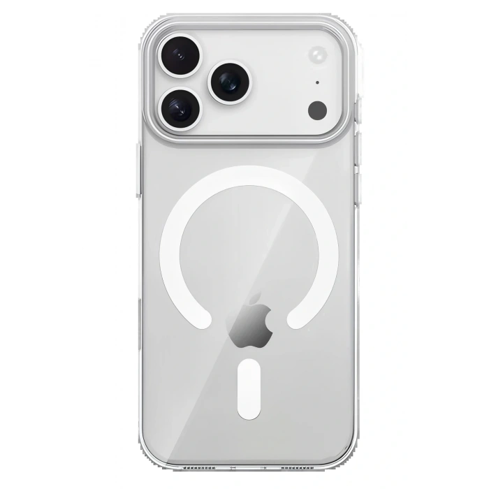 CPT05 Apple iPhone 17 Pro Max PC Blank Magsafe Kapak - Şeffaf