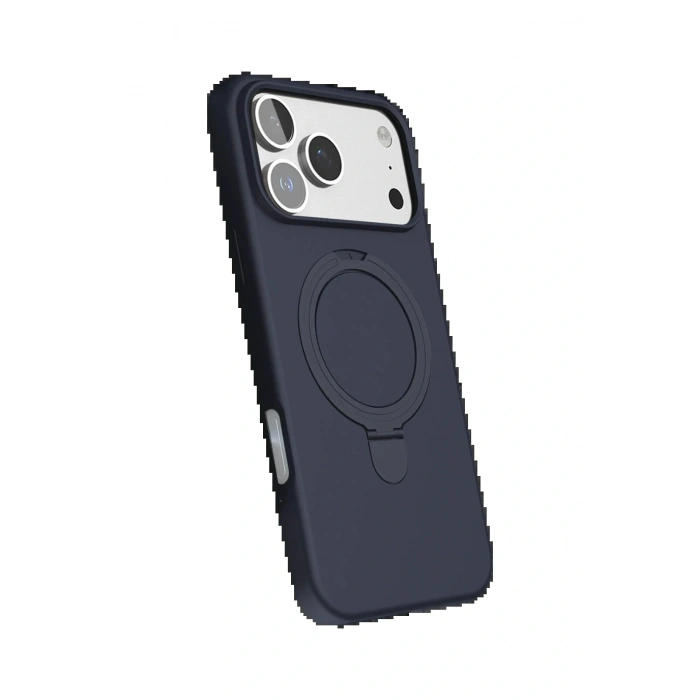 CPT05 Apple iPhone 17 Pro Max Regal Magsafe Standlı Kapak - Lacivert