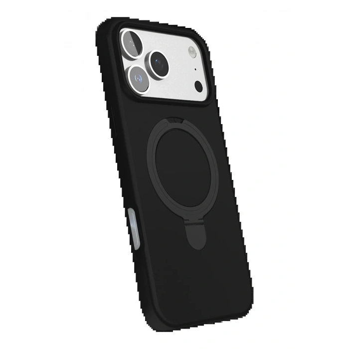 CPT05 Apple iPhone 17 Pro Max Regal Magsafe Standlı Kapak - Siyah