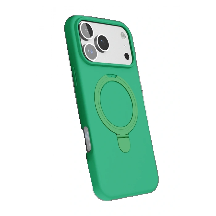 CPT05 Apple iPhone 17 Pro Max Regal Magsafe Standlı Kapak - Yeşil