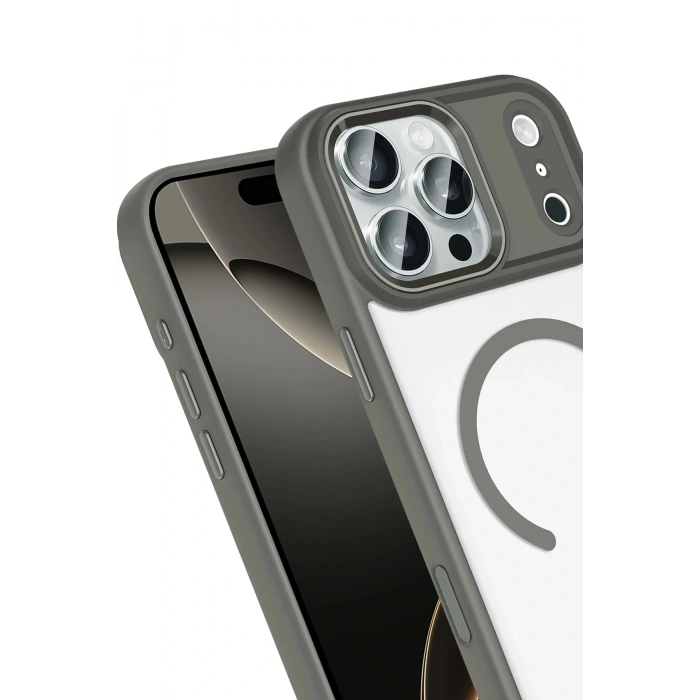 CPT05 Apple iPhone 17 Pro Max Terea Magsafe Kapak - Açık Mavi