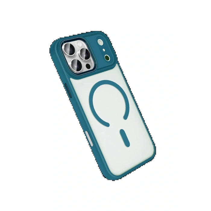 CPT05 Apple iPhone 17 Pro Max Terea Magsafe Kapak - Açık Mavi