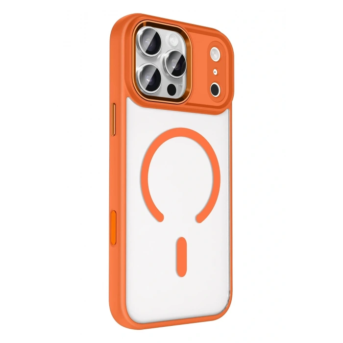 CPT05 Apple iPhone 17 Pro Max Terea Magsafe Kapak - Turuncu