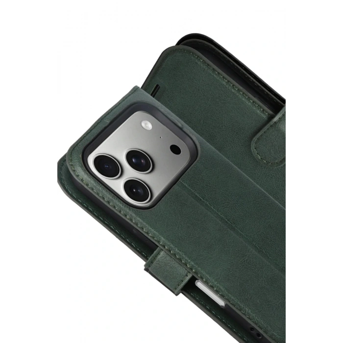 CPT05 Apple iPhone 17 Pro Max Trend S Plus Kapaklı Kılıf - Yeşil