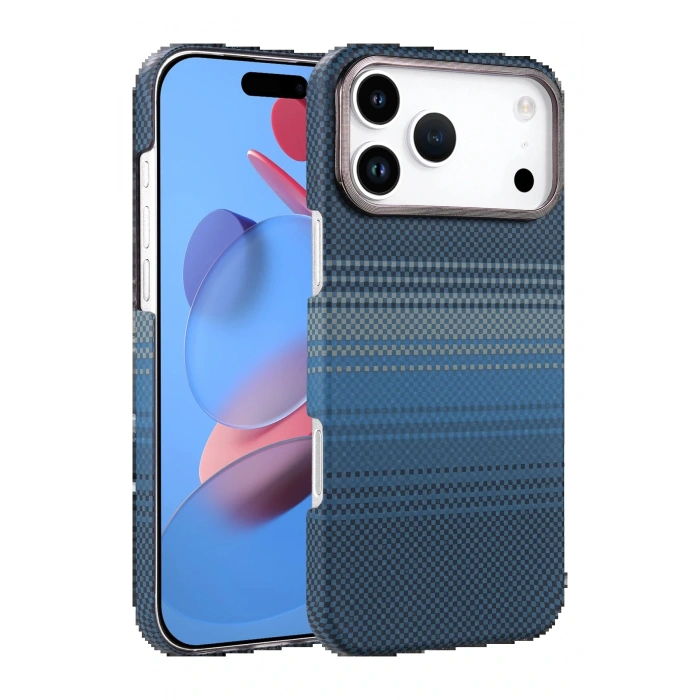 CPT05 Apple iPhone 17 Pro Max Vega Magsafe Kapak - Mavi