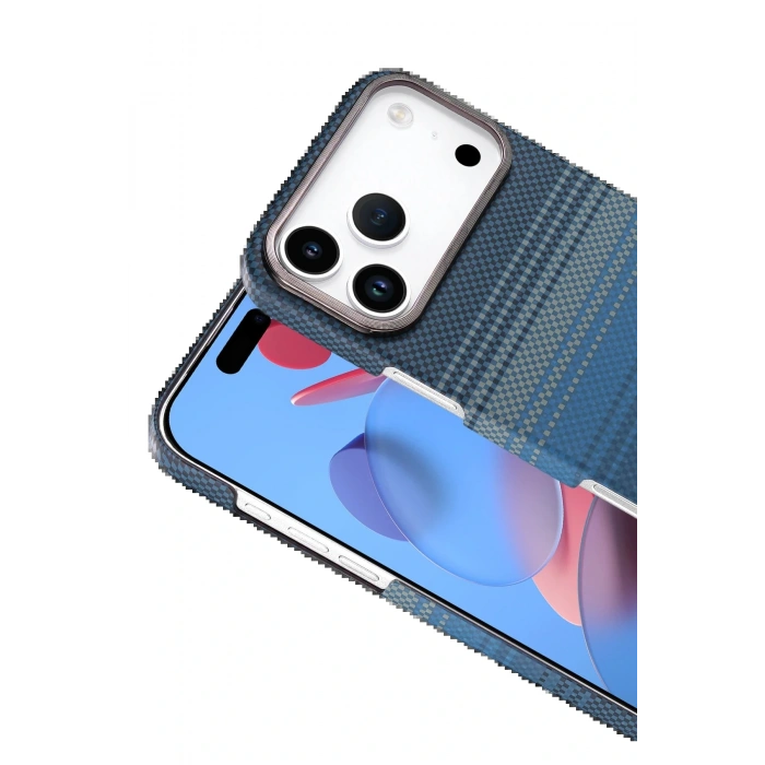 CPT05 Apple iPhone 17 Pro Max Vega Magsafe Kapak - Mavi