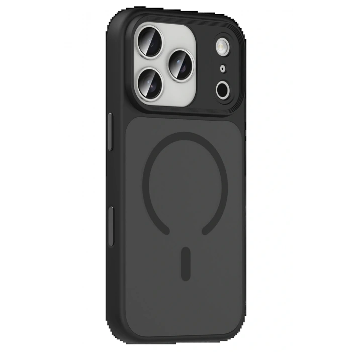 CPT05 Apple iPhone 17 Pro Megane Magsafe Kapak - Siyah
