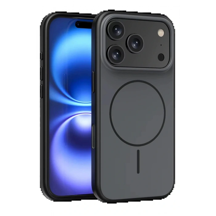 CPT05 Apple iPhone 17 Pro Neva Magsafe Kapak - Siyah