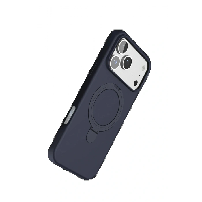 CPT05 Apple iPhone 17 Pro Regal Magsafe Standlı Kapak - Lacivert