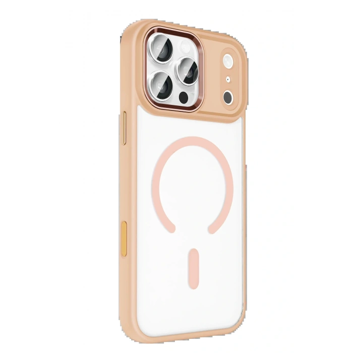 CPT05 Apple iPhone 17 Pro Terea Magsafe Kapak - Pembe