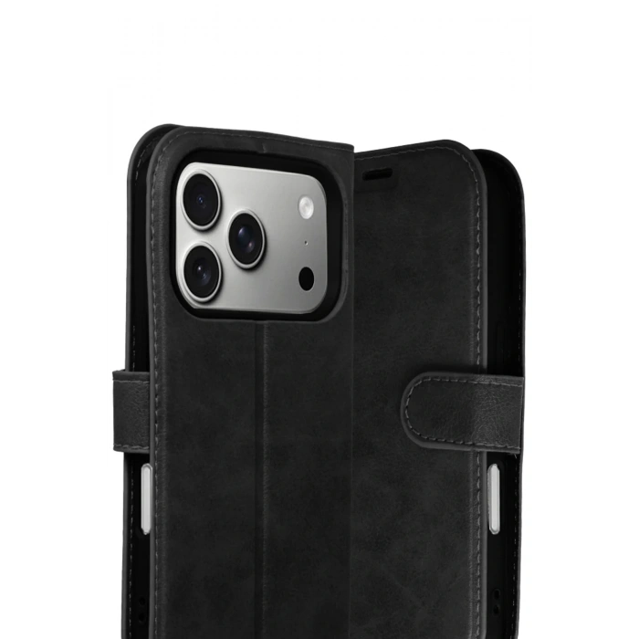 CPT05 Apple iPhone 17 Pro Trend S Plus Kapaklı Kılıf - Siyah