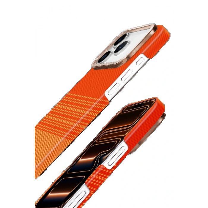 CPT05 Apple iPhone 17 Pro Vega Magsafe Kapak - Sarı