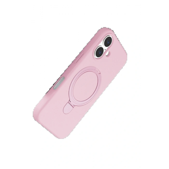 CPT05 Apple iPhone 17 Regal Magsafe Standlı Kapak - Açık Pembe