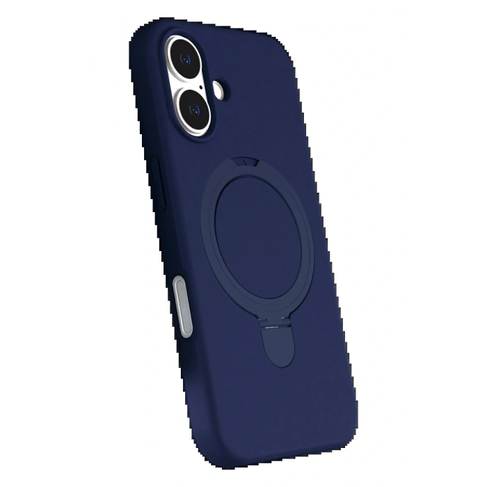 CPT05 Apple iPhone 17 Regal Magsafe Standlı Kapak - Lacivert