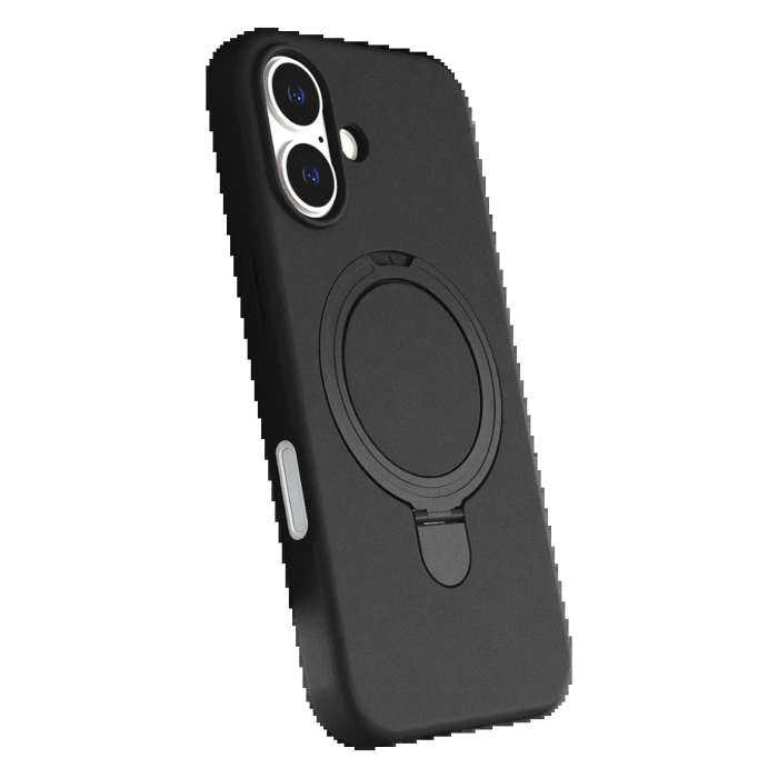 CPT05 Apple iPhone 17 Regal Magsafe Standlı Kapak - Siyah