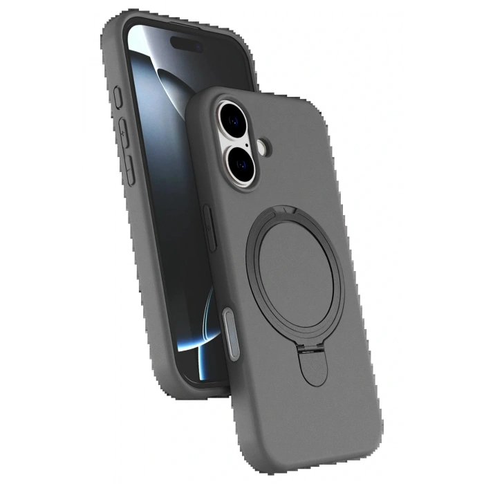 CPT05 Apple iPhone 17 Regal Magsafe Standlı Kapak - Titan Gri